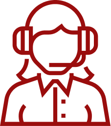 call-center -vermelho